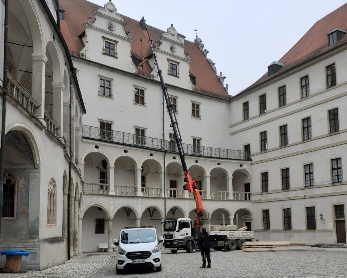 Laufsteg im Dachgeschoss